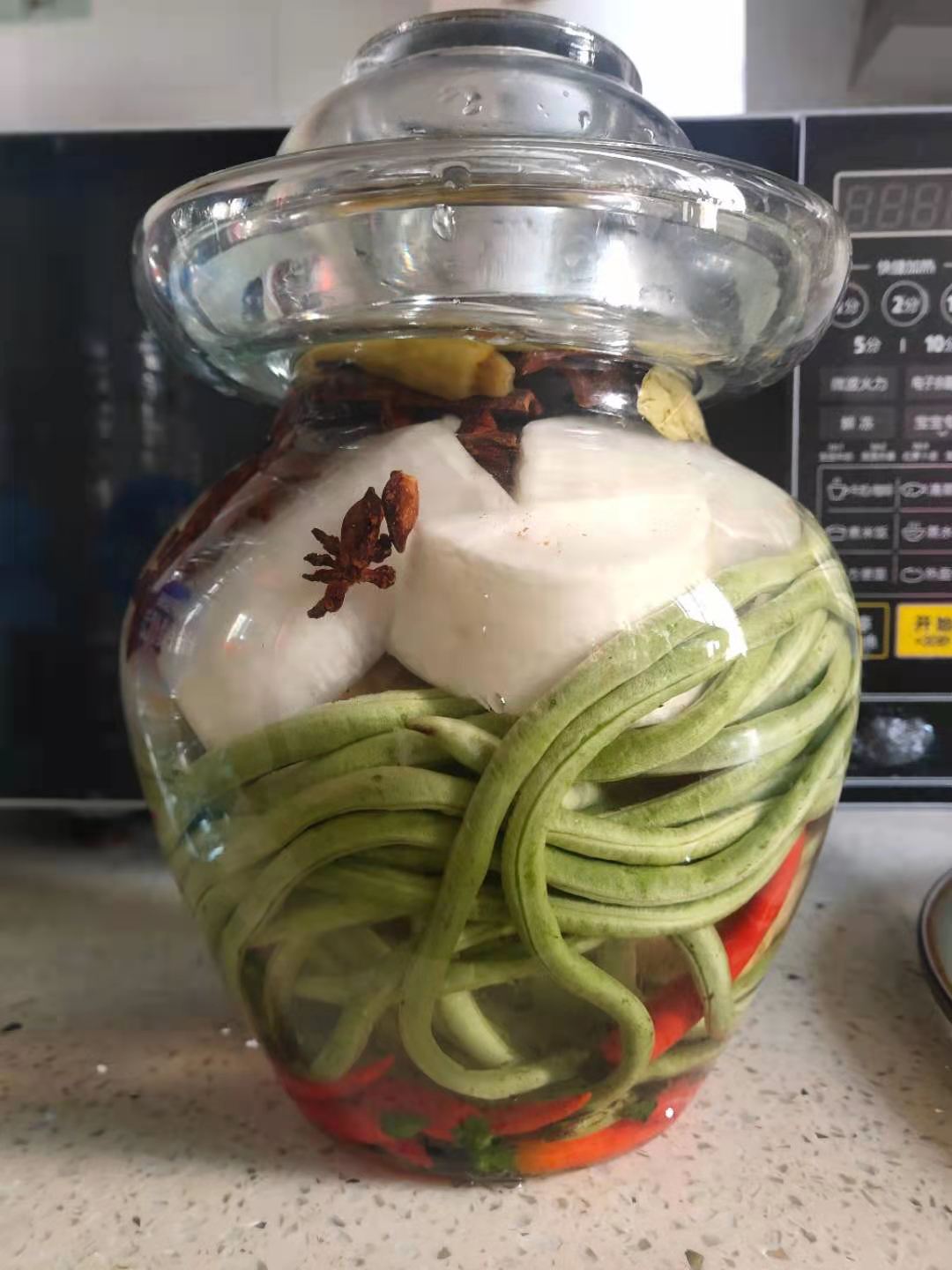 第一次腌泡菜，记个配方